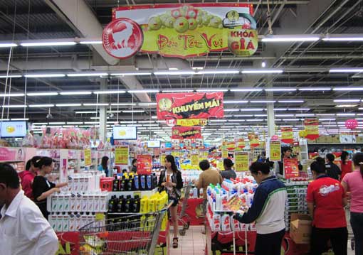 Dịp Tết dương lịch Sức mua không tăng nhiều