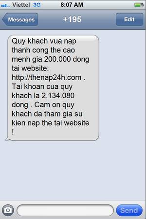Đến lượt tin nhắn bà chị làm ở Vinaphone bẫy người tiêu dùng
