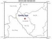 Quảng Ngãi Xảy ra động đất 2,6 độ Richter tại huyện Sơn Tây