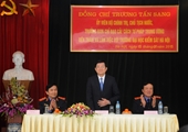 Chủ tịch nước Trương Tấn Sang thăm và làm việc tại Trường Đại học Kiểm sát Hà Nội