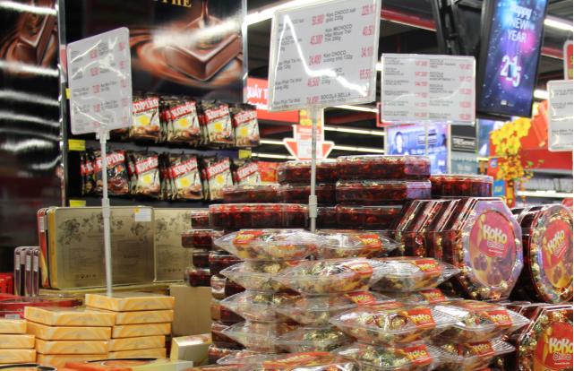 Giáp Tết Bánh, kẹo, mứt được khuyến mãi khủng