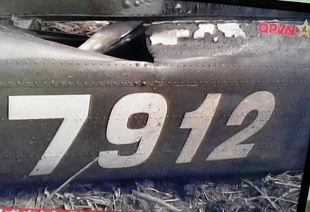 Máy bay UH-1 số hiệu 7912 sau khi bay được 8 phút thì mất tín hiệu với mặt đất và gặp nạn khiến 4 chiến sĩ hy sinh. (Ảnh THQP)