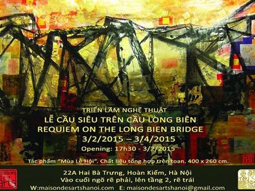 289 tác phẩm thư pháp về cầu Long Biên