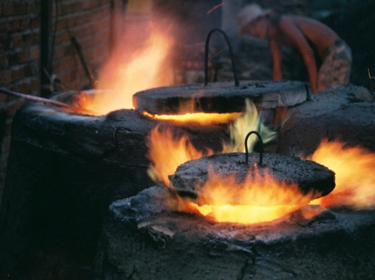 Sắc xuân làng nghề