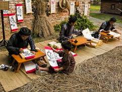 Tao nhã, độc đáo câu đối Tết