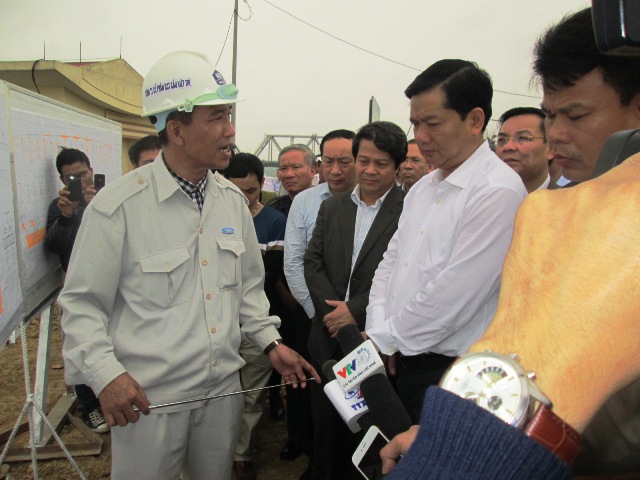 Cầu mới Việt Trì Tiến độ vượt xa kế hoạch ban đầu