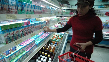 Nhập nhèm sữa bột, sữa tươi