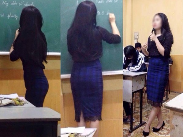 Những lời bình bất nhã dưới bức ảnh của cô giáo Hà Nội
