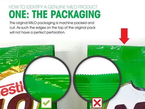 Malaysia phát hiện sữa Milo giả