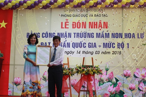 TP HCM thêm một trường Mầm non đạt chuẩn Quốc gia