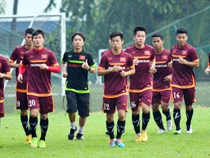 Olympic Việt Nam miệt mài chuẩn bị cho trận đấu lớn