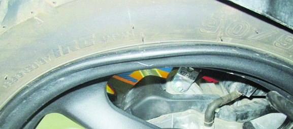 Mâm xe Honda Air Blade kém chất lượng