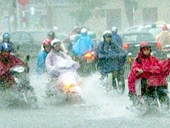 Miền Bắc đón không khí lạnh, Hà Nội có mưa dông