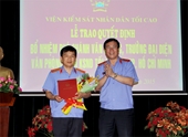 Lễ trao quyết định bổ nhiệm chức vụ Phó Chánh Văn phòng, Trưởng đại diện Văn phòng Viện KSNDTC tại Tp Hồ Chí Minh