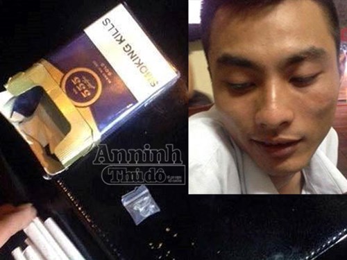 Đi với bạn gái, giấu hàng đá trong bao thuốc lá 555