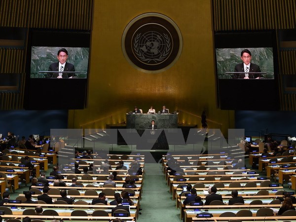 Quang cảnh Hội nghị kiểm điểm thực hiện Hiệp ước không phổ biến hạt nhân (NPT) tại trụ sở của Liên hợp quốc (LHQ) ở New York của Mỹ. (Ảnh: AFP/TTXVN)