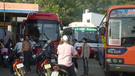 Xe dù, bến cóc được bảo kê