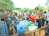 Đã khống chế giếng khoan phun nước ở xã Đá Bạc, huyện Châu Đức