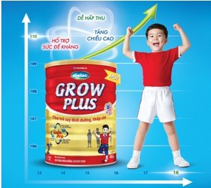 Dielac Grow Plus “đặc chế” cho trẻ suy dinh dưỡng, thấp còi bắt kịp đà tăng trưởng