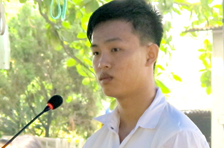 Bị cáo Quách Văn Tường tại tòa.