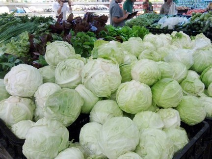Rau Trung Quốc lại tràn ngập thị trường