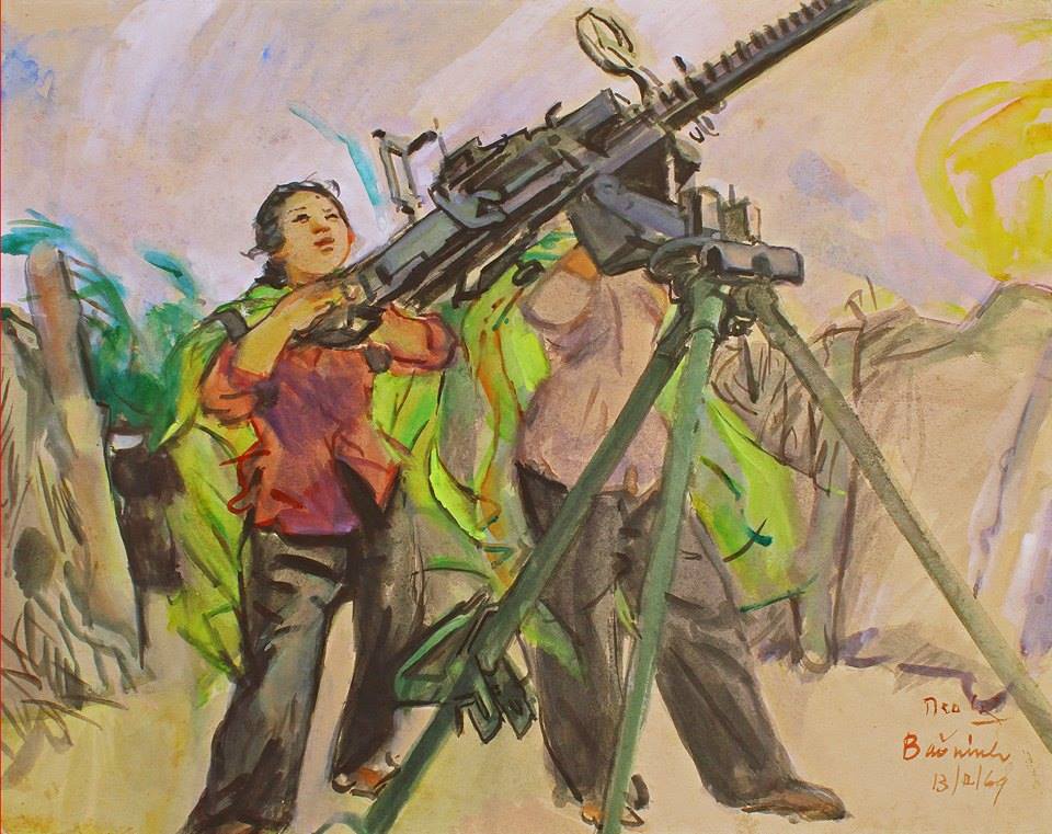 Gặp lại Trần Văn Cẩn qua ký họa màu nước