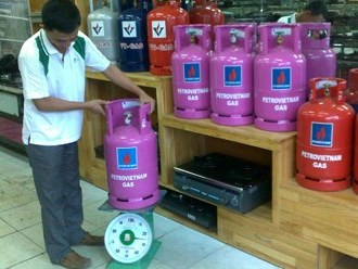 Giá gas đồng loạt giảm