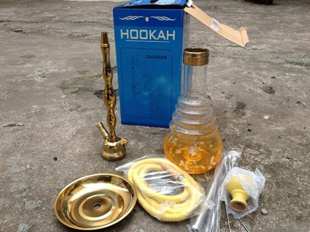 Bắt giữ 326 bộ hút shisha Trung Quốc tại biên giới