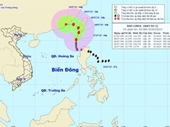 Bão số 2 gây gió giật cấp 12 ở Biển Đông