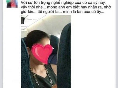 Xôn xao nữ ca sĩ Việt cho con tè vào túi nôn trên máy bay