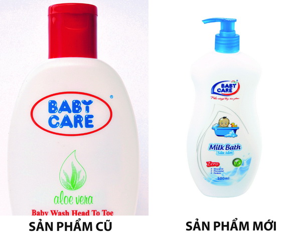 Baby Care không chứa 5 dẫn xuất Paraben và Methylisothiazolinone