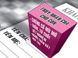 Thủ tục nhận cha cho con