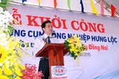 Khởi công xây dựng Cụm công nghiệp Hưng Lộc