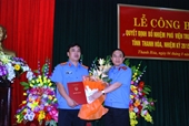 Lễ công bố quyết định bổ nhiệm Phó viện trưởng VKSND tỉnh Thanh Hóa