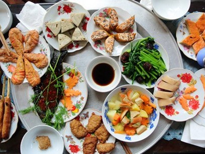 Sôi động thị trường thực phẩm chay mùa Vu Lan