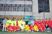 Đội bóng báo Bảo vệ pháp luật giao hữu bóng đá và giao lưu văn nghệ với Ngân hàng BIDV Thành Đô
