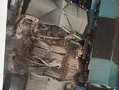 Sập nhà cổ tại phố Trần Hưng Đạo, đã cứu được 1 nạn nhân