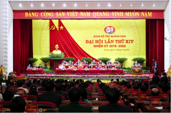 Khai mạc Đại hội Đảng bộ tỉnh Quảng Ninh lần thứ XIV, nhiệm kỳ 2015-2020