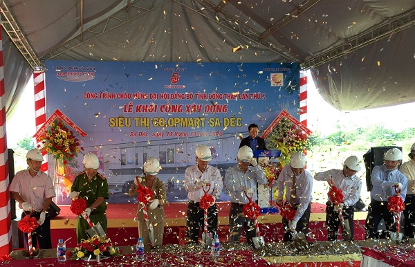 Saigon Co op khởi công xây dựng siêu thị Co opmart Sa Đéc