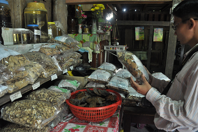 Nhập rác từ Trung Quốc về làm thuốc