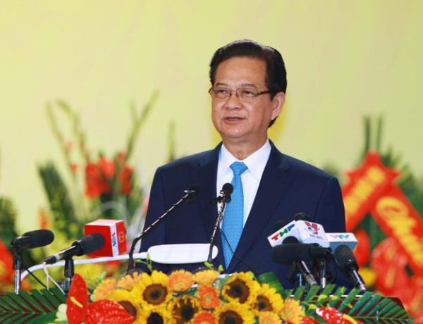 Thủ tướng Chính phủ Nguyễn Tấn Dũng phát biểu chỉ đạo tại Đại hội