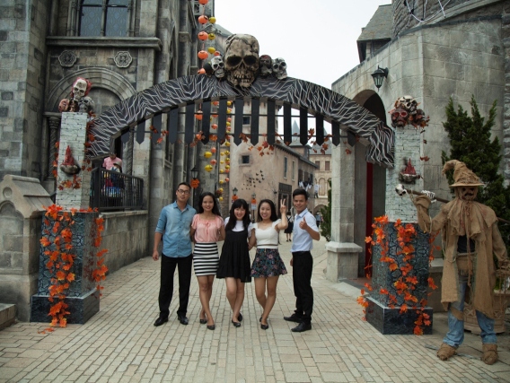 Qua đêm tại Bà Nà Hills, tham dự Bữa tiệc Halloween độc đáo