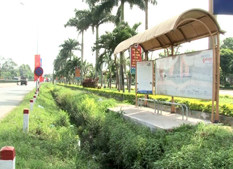 Trạm dừng xe buýt không tác dụng