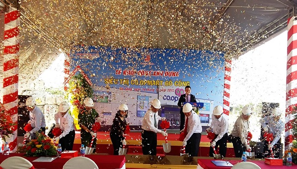 Saigon Co op khởi công xây dựng siêu thị Co opmart Gò Công