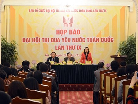 108 cơ quan báo chí đưa tin về Đại hội Thi đua yêu nước toàn quốc lần thứ IX
