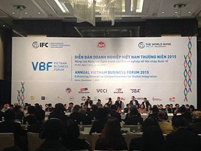 Khai mạc Diễn đàn Doanh nghiệp Việt Nam cuối kỳ 2015