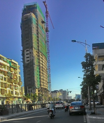 Dự án tòa nhà hỗn hợp của Công ty TNHH Thăng Long tại tổ 50 phường Yên Hòa.