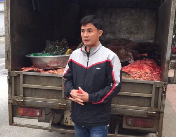 Bắt 1 tấn da, nội tạng trâu bò ướp muối và chất bảo quản