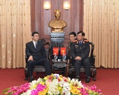 Lãnh đạo VKSNDTC tiếp Đoàn đại biểu Học viện Kiểm sát viên quốc gia Trung Quốc