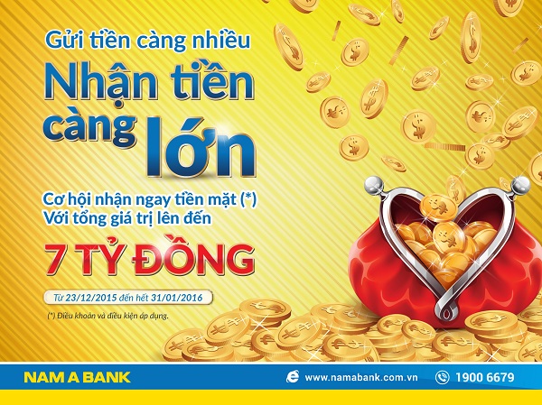 Gửi tiền càng nhiều, nhận tiền càng lớn